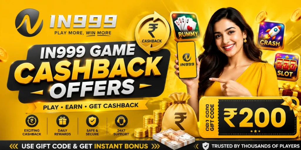 IN999 Game Cashback Offers